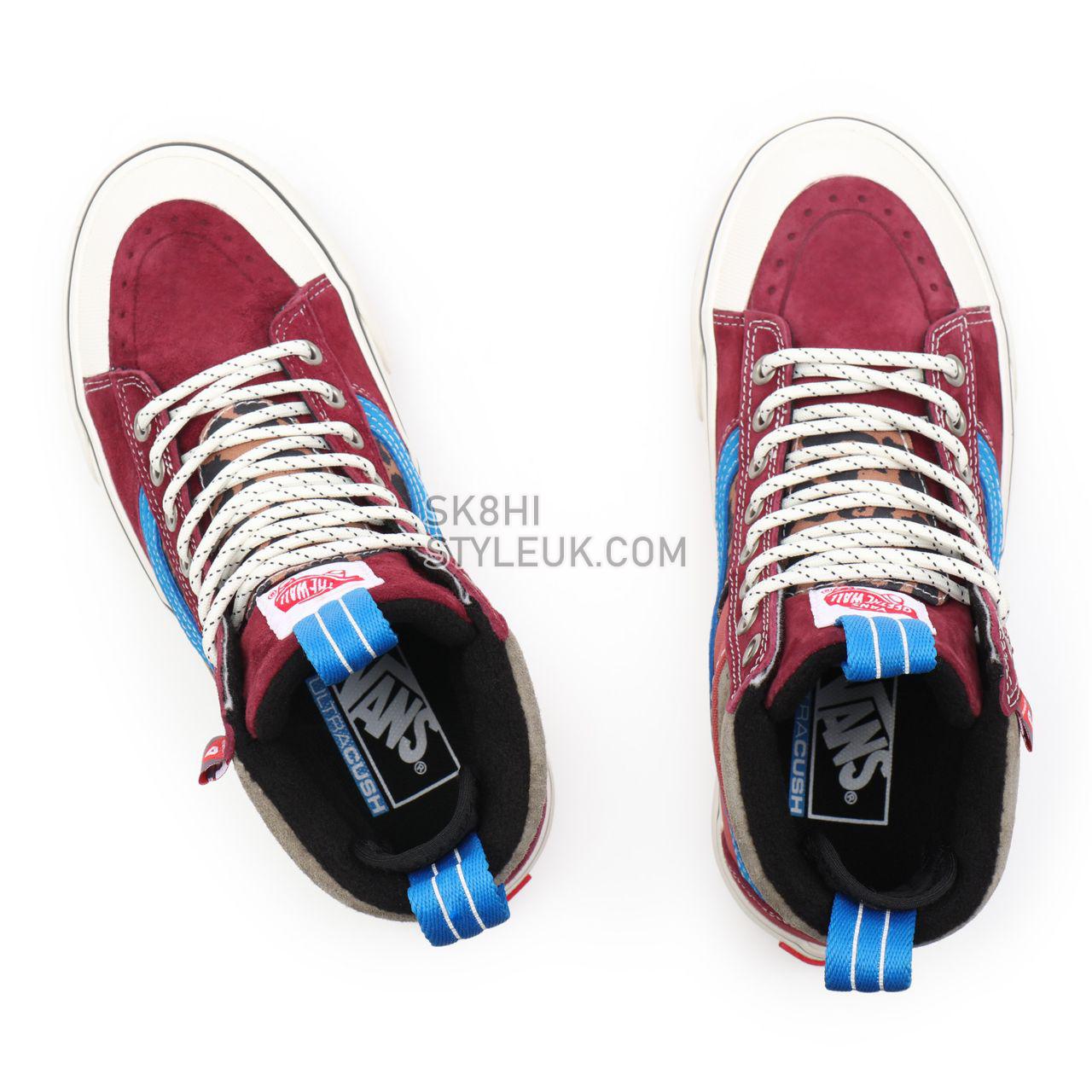 Vans Sk8-Hi MTE-2 Red Classic Womens - pomegranate/leopard VN0A5HZZA0B Shoes