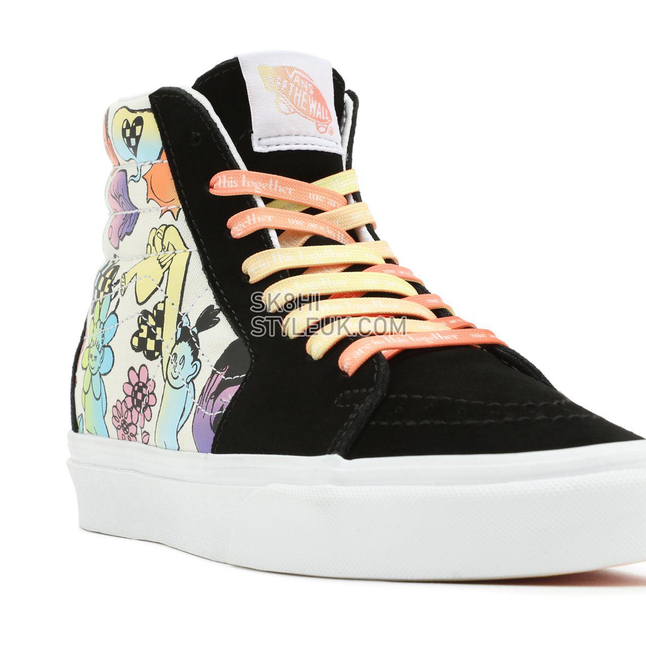 Vans Cultivate Care Sk8-Hi Multicolour Classic Womens - (Cultivate Care) In This Together/True White VN0A5JMJ8C3 Shoes