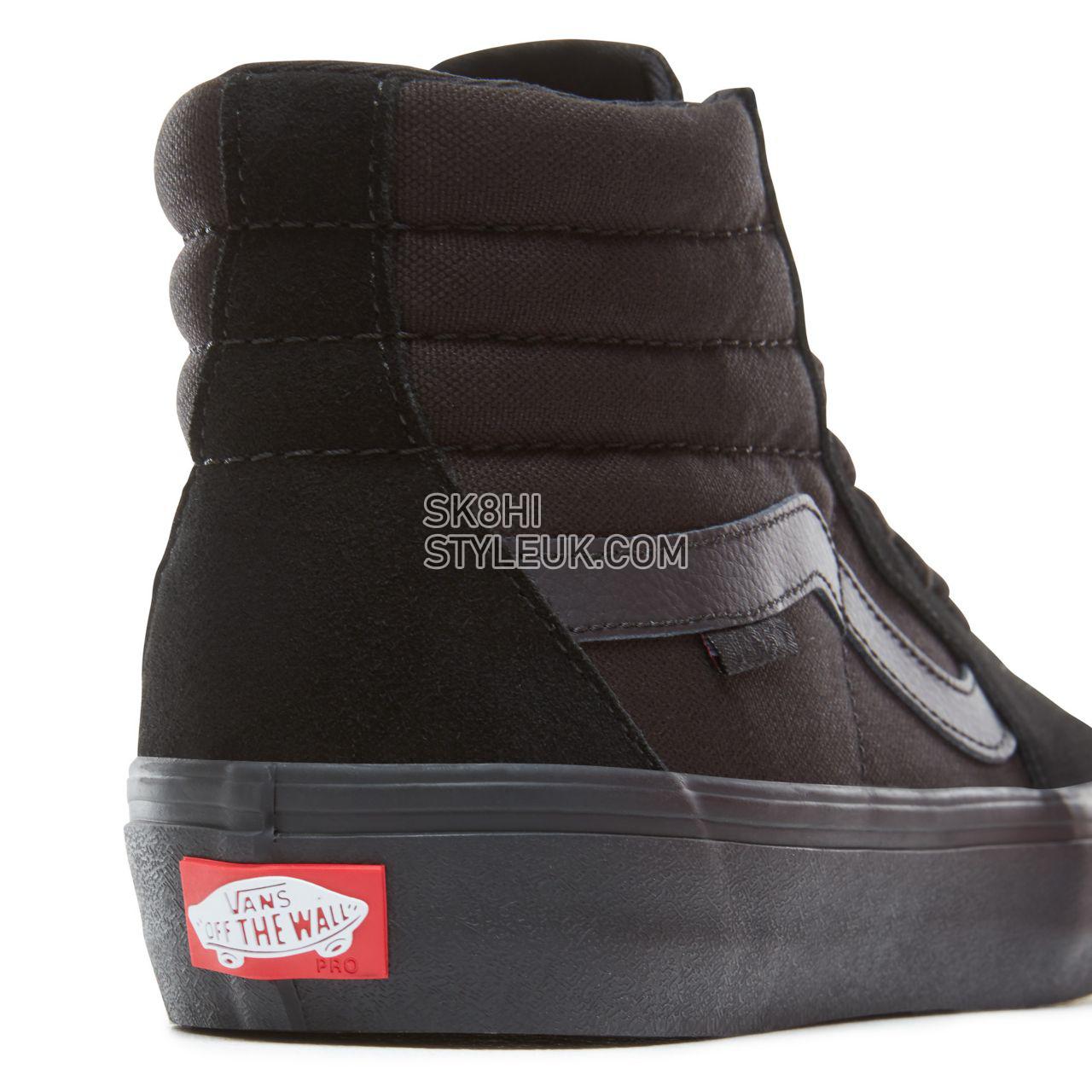 Vans Sk8-Hi Pro Classic Mens Womens - Blackout VVHG1OJ Shoes