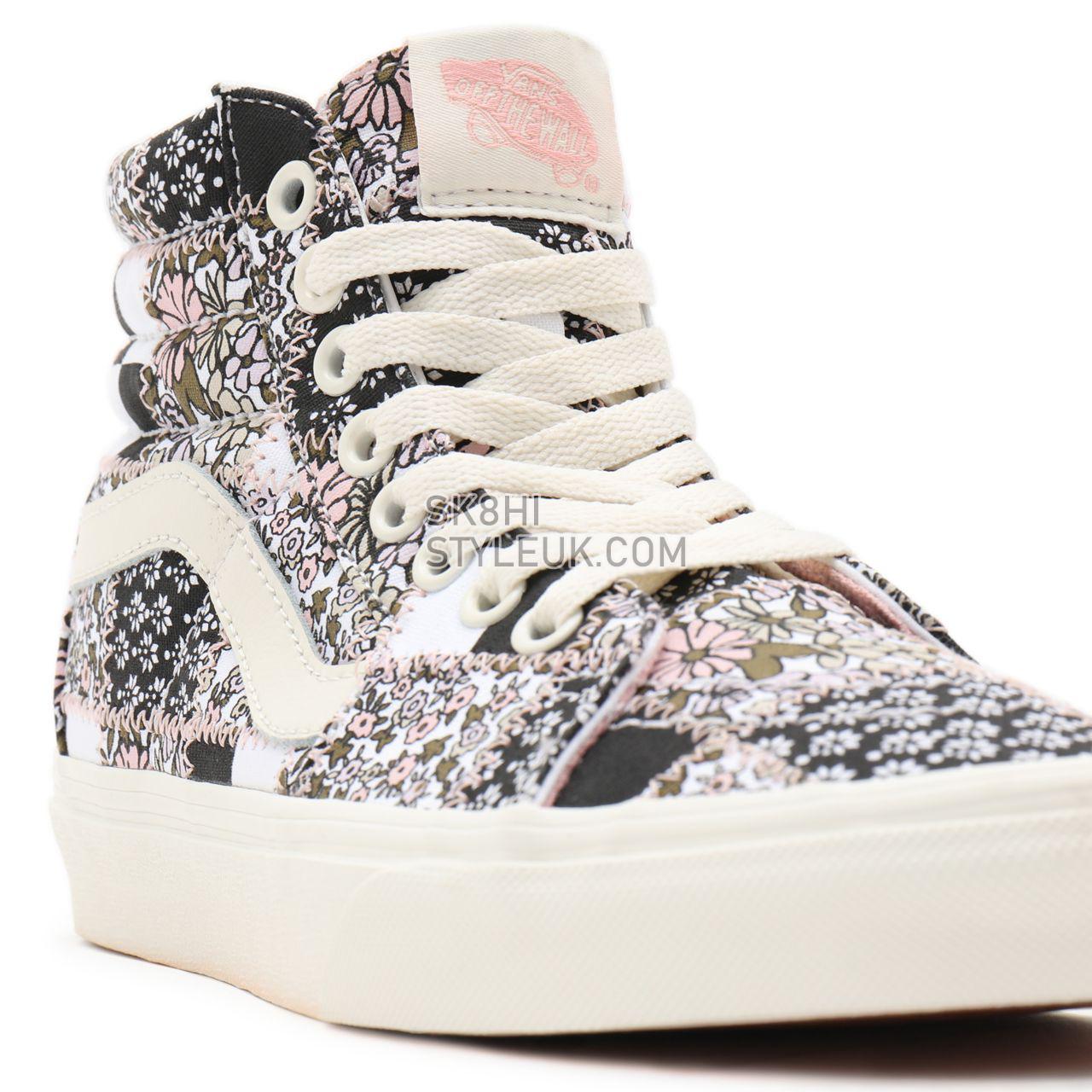 Vans Patchwork Floral Sk8-Hi Multicolour Classic Womens - (Patchwork Floral) multi/marshmallow VN0A32QG9FY Shoes