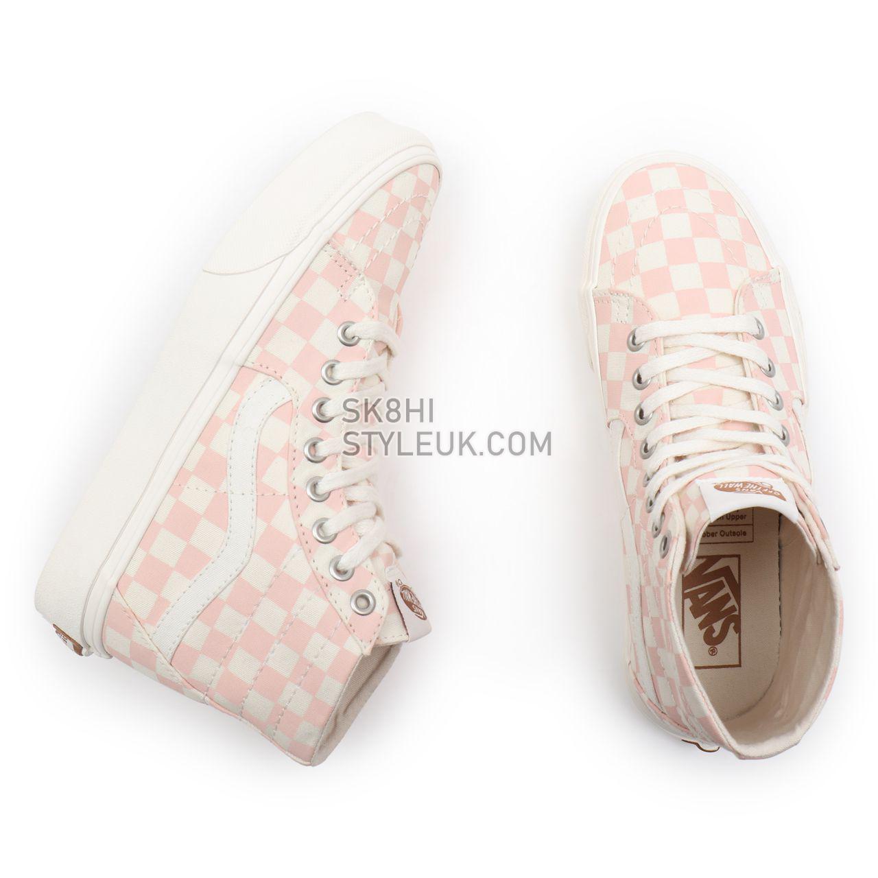 Vans Eco Theory Sk8-Hi Tapered Pink Classic Womens - (Eco Theory) peachy keen/natural VN0A4U169FP Shoes