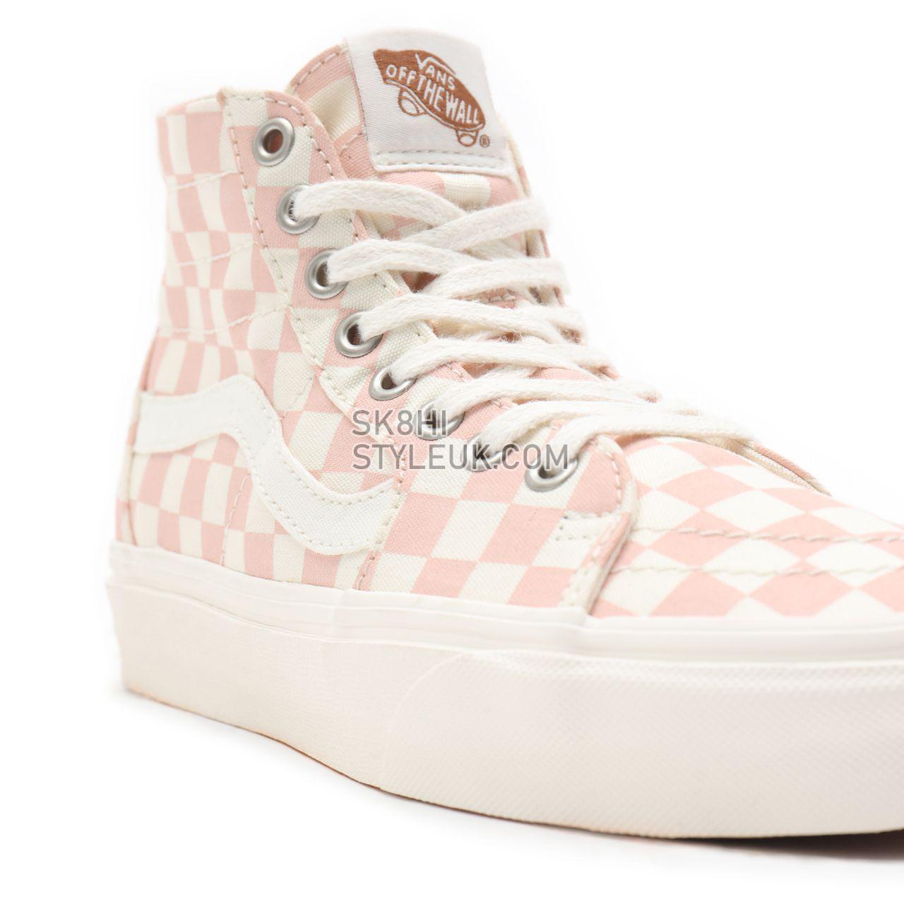 Vans Eco Theory Sk8-Hi Tapered Pink Classic Womens - (Eco Theory) peachy keen/natural VN0A4U169FP Shoes