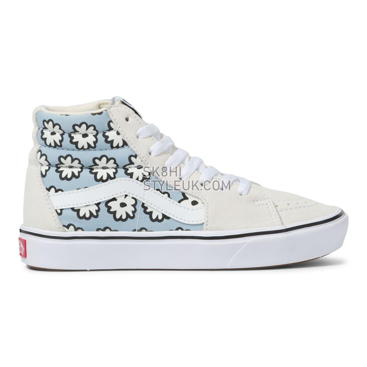 Vans Mixed Cozy ComfyCush Sk8-Hi White Classic Womens - (Mixed Cozy) marshmallow/pastel VN0A3WMB9KR Shoes