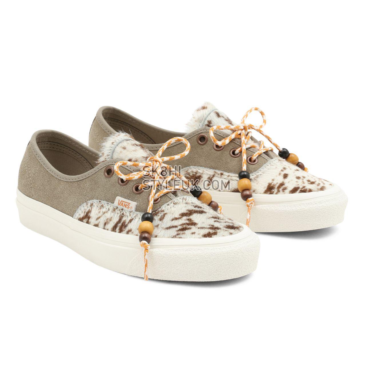 Vans Anaheim Factory Authentic 44 DX Beige Classic Womens - (Anaheim Factory) Earth Mesa/Timber Wolf VN0A5KX48EJ Shoes