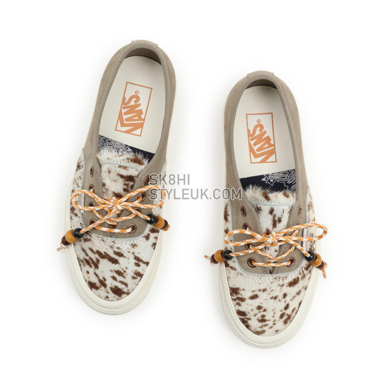 Vans Anaheim Factory Authentic 44 DX Beige Classic Womens - (Anaheim Factory) Earth Mesa/Timber Wolf VN0A5KX48EJ Shoes