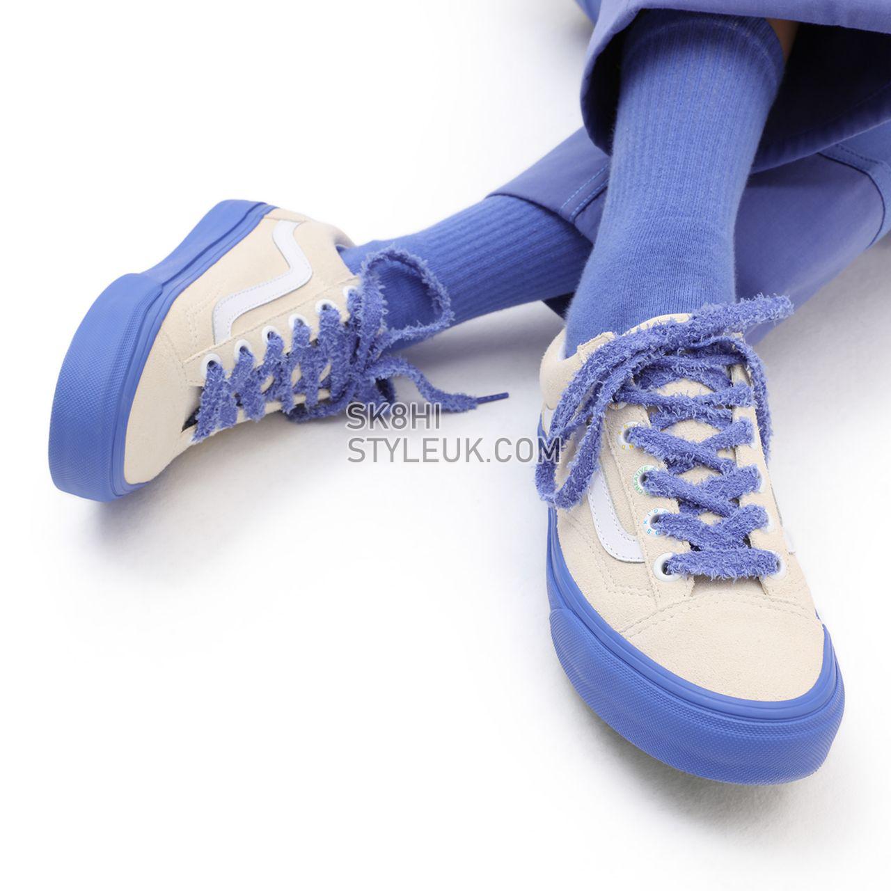 Vans x Tierra Whack Style 36 Blue Classic Womens - (Tierra Whack) Classic White/Baja Blue VN0A54F67CC Shoes