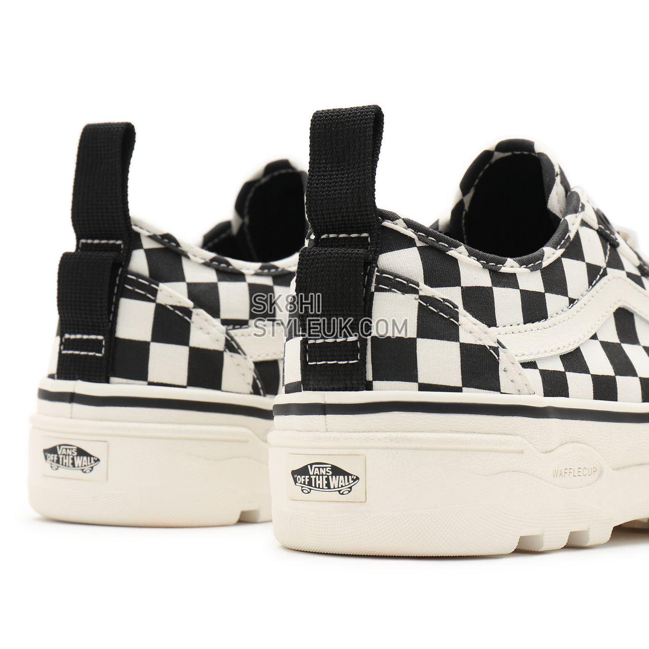 Vans Checkerboard Sentry Old Skool Wc White Classic Womens - (Checkerboard) Marshmallow/Black VN0A5KR3Q4O Shoes