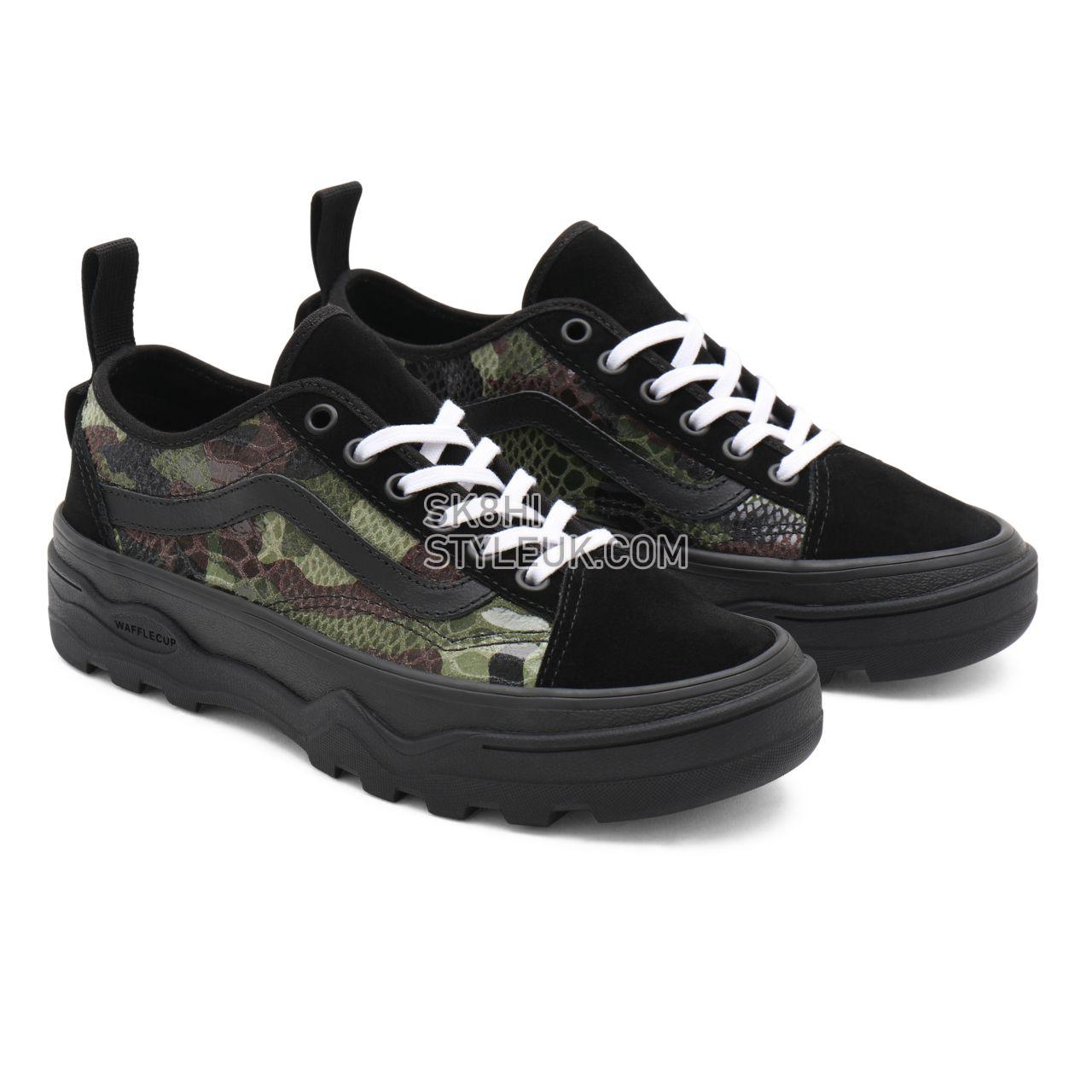 Vans Snake Camo Sentry Old Skool Wc Black Classic Womens - (Snake Camo) woodland/black VN0A5KR3A0V Shoes