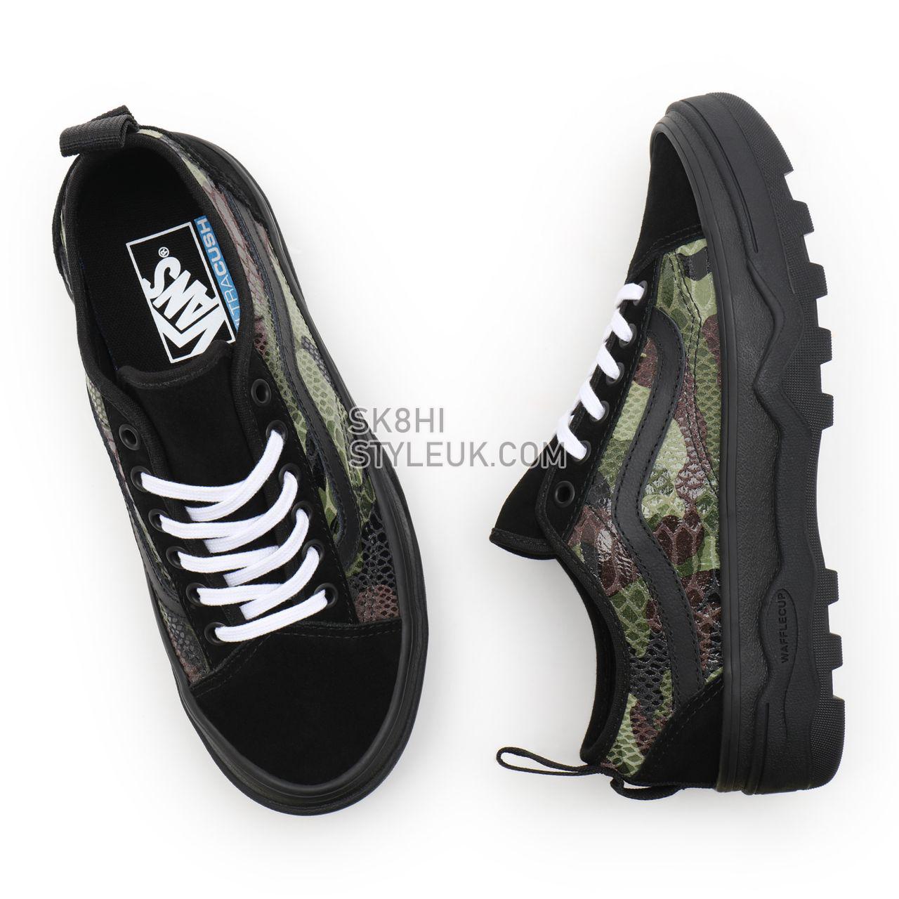 Vans Snake Camo Sentry Old Skool Wc Black Classic Womens - (Snake Camo) woodland/black VN0A5KR3A0V Shoes