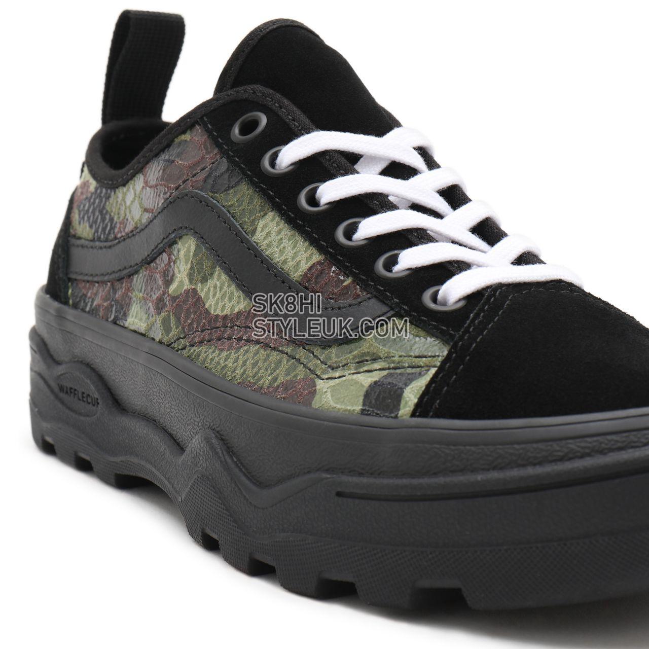 Vans Snake Camo Sentry Old Skool Wc Black Classic Womens - (Snake Camo) woodland/black VN0A5KR3A0V Shoes