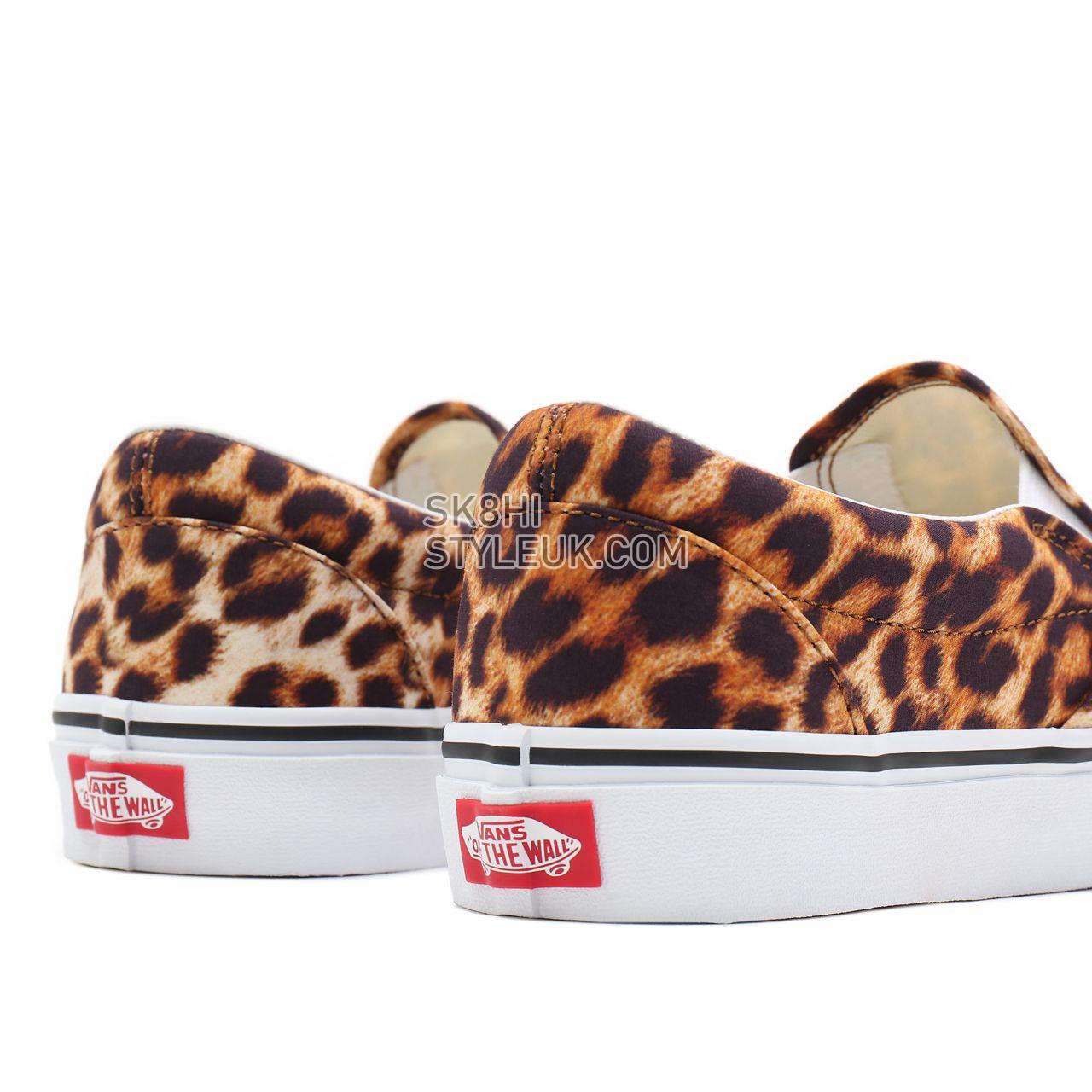 Vans Leopard Classic Slip-On Black Classic Womens - (Leopard) Black/True White VN0A5AO83I6 Shoes