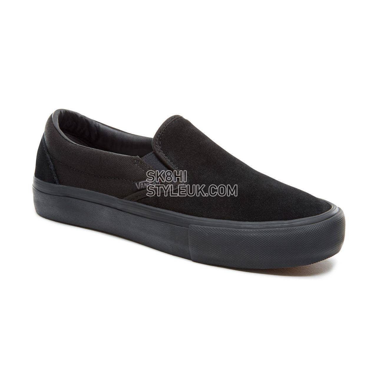 Vans Slip-On Pro Classic Mens Womens - Blackout V97M1OJ Shoes