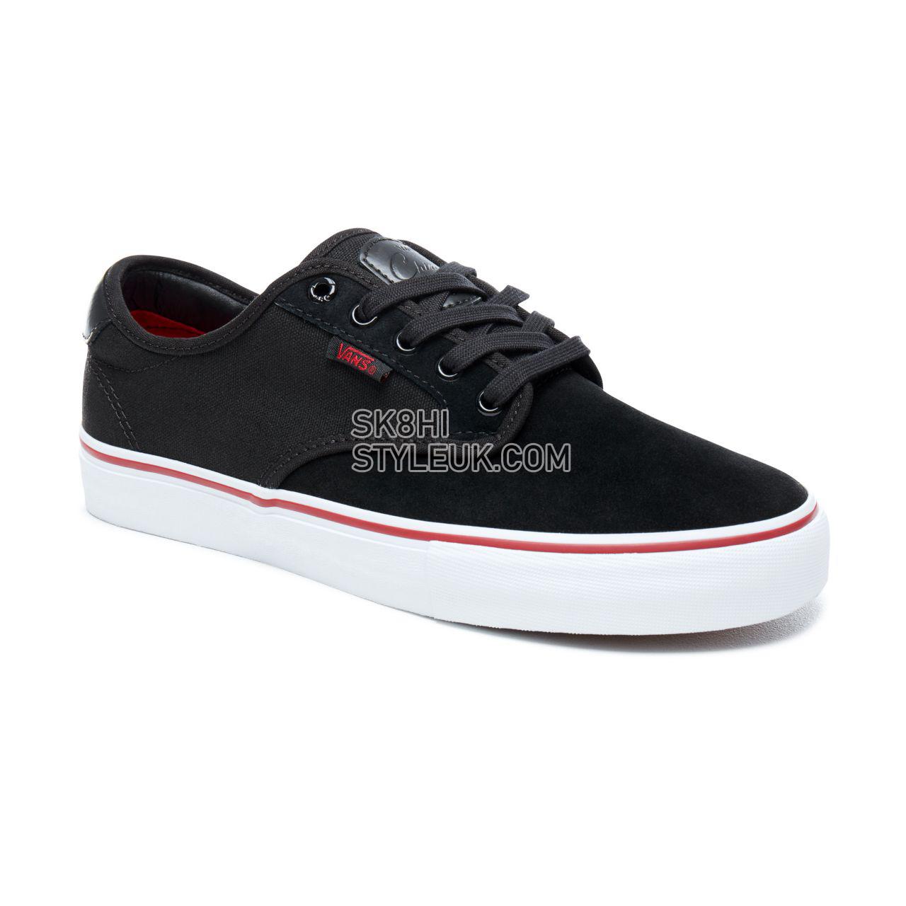 Vans Chima Ferguson Pro Classic Mens Womens - Black-White-Chili Pepper VA38CFB48 Shoes