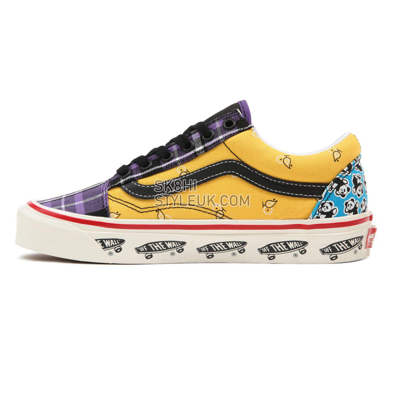 Vans Anaheim Factory Old Skool 36 DX Multicolour Classic Womens - (Anaheim Factory) Og Multi/Sidewall VN0A54F391A Shoes