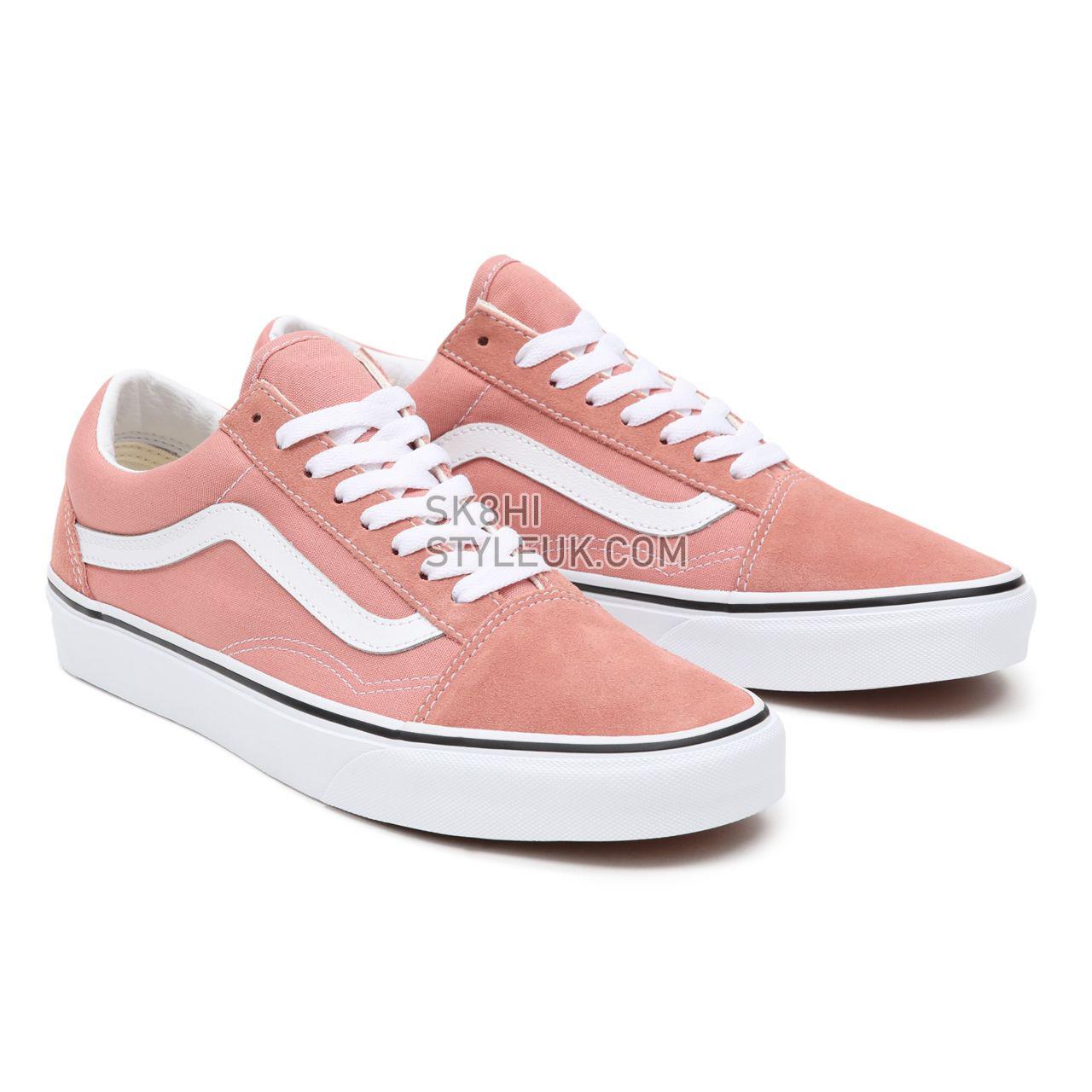 Vans Old Skool Pink Classic Womens - Rose Dawn/True White VN0A38G11UL Shoes