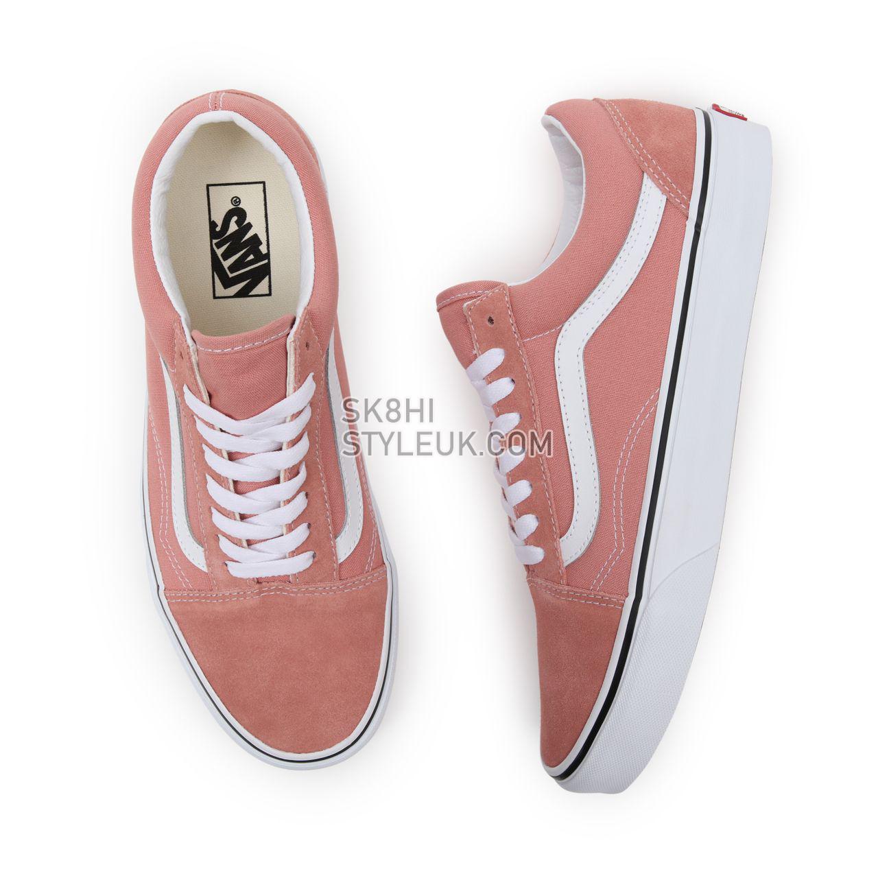 Vans Old Skool Pink Classic Womens - Rose Dawn/True White VN0A38G11UL Shoes