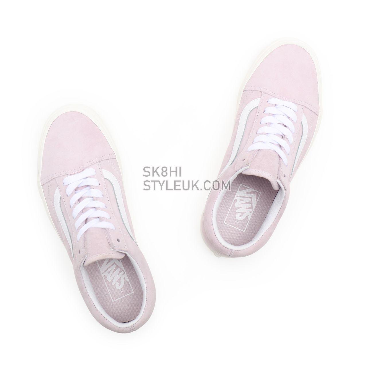 Vans Pig Suede Old Skool Pink Classic Womens - (Pig Suede) orchid ice/snow white VN0A38G19G4 Shoes