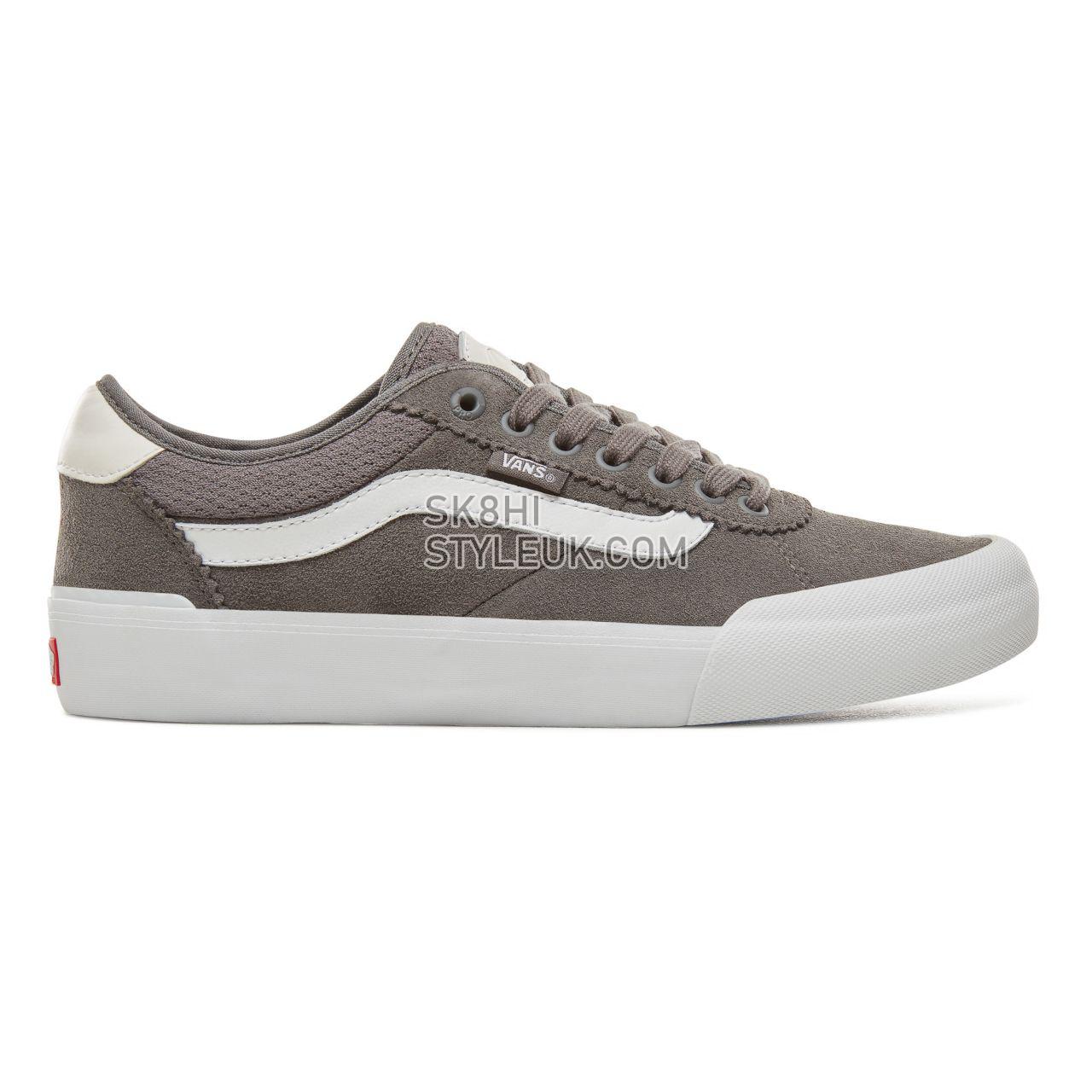 Vans Chima Pro 2 Classic Mens Womens - Pewter/True White VA3MTI195 Shoes