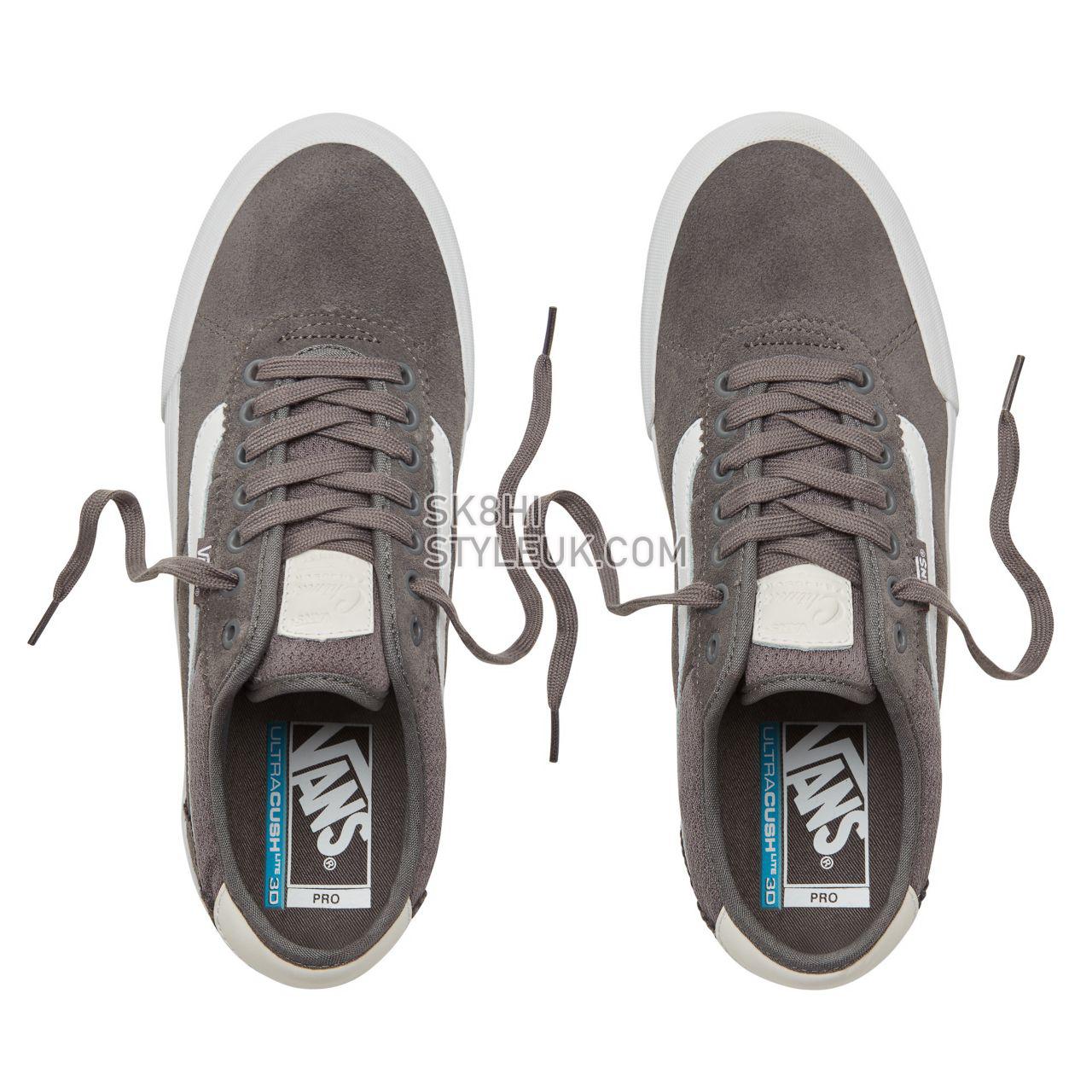 Vans Chima Pro 2 Classic Mens Womens - Pewter/True White VA3MTI195 Shoes