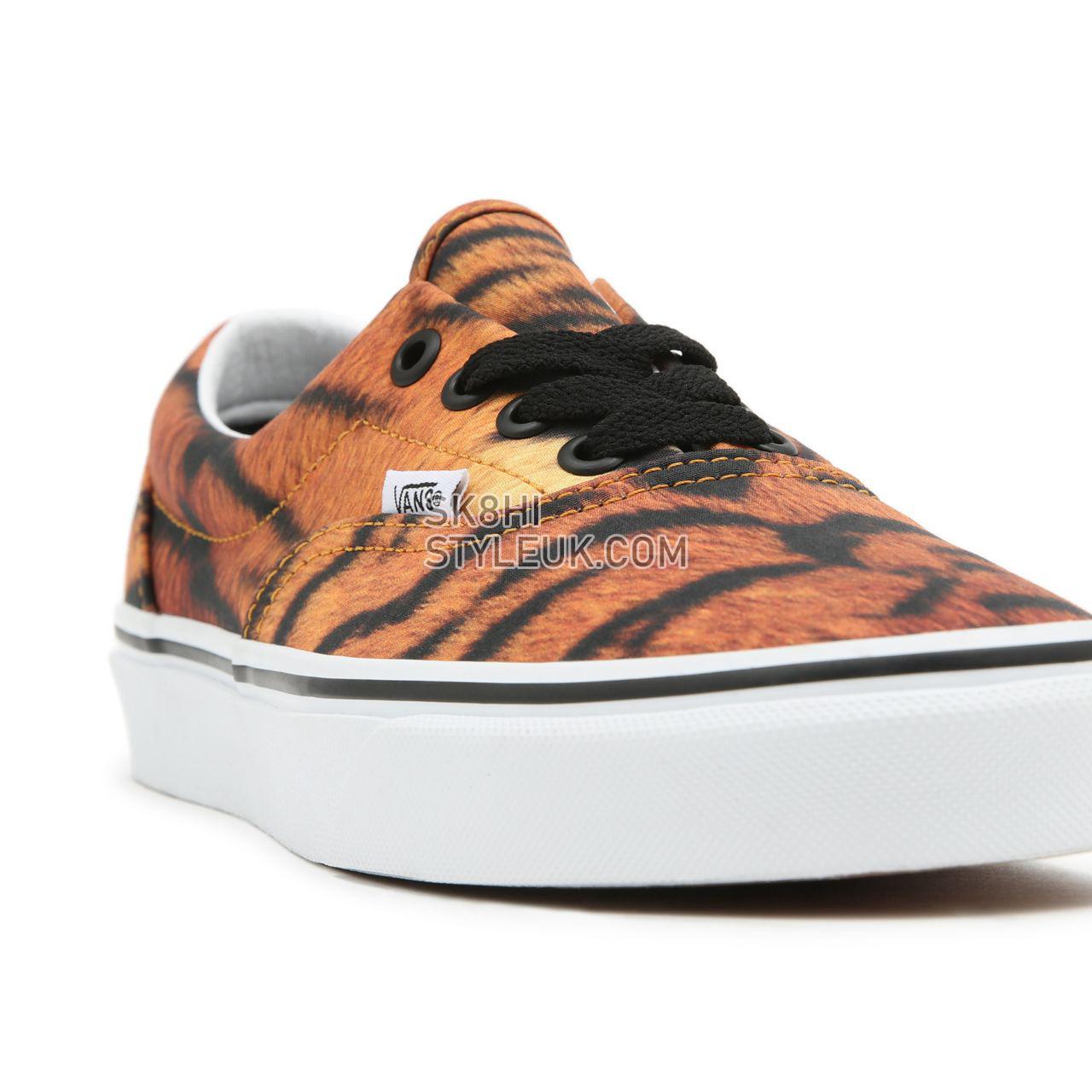 Vans Era Orange Classic Womens - Tiger/True White VN0A4U398WP Shoes