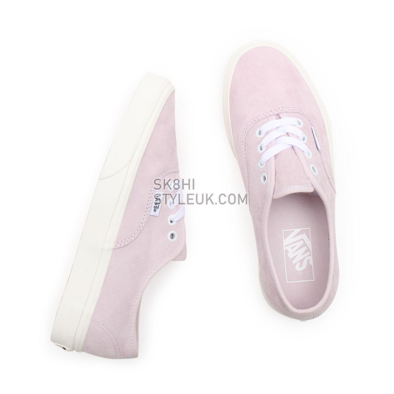 Vans Pig Suede Authentic Pink Classic Womens - (Pig Suede) orchid ice/snow white VN0A5HZS9G4 Shoes