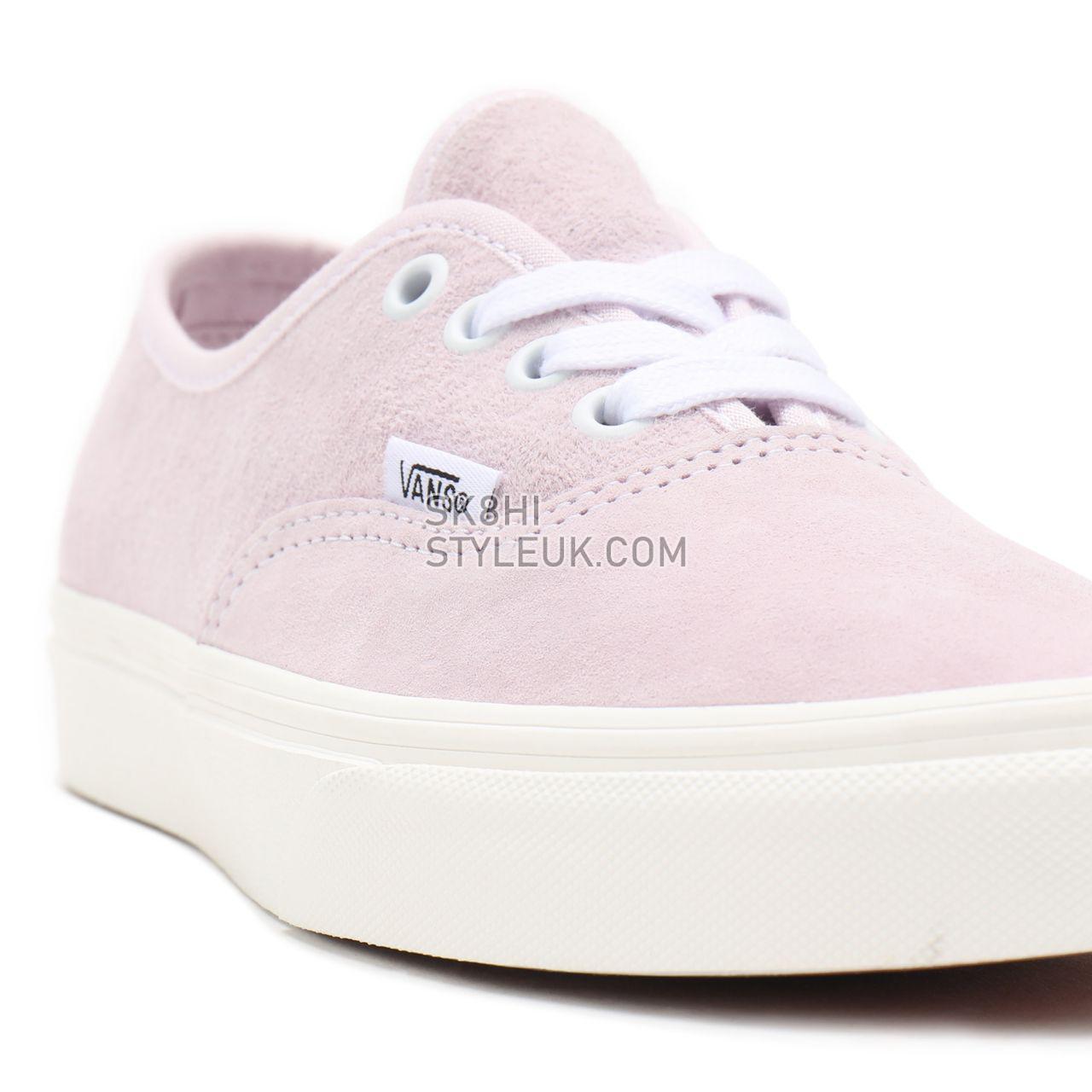 Vans Pig Suede Authentic Pink Classic Womens - (Pig Suede) orchid ice/snow white VN0A5HZS9G4 Shoes