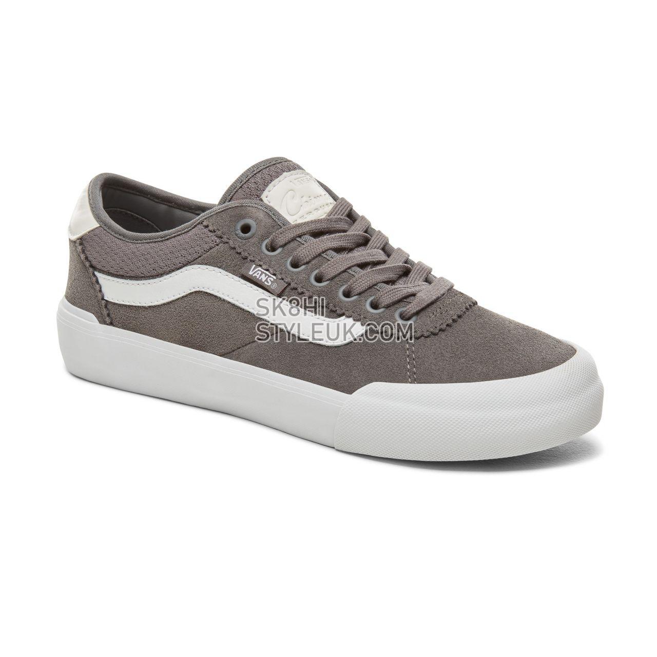 Vans Chima Pro 2 Classic Mens Womens - Pewter/True White VA3MTI195 Shoes