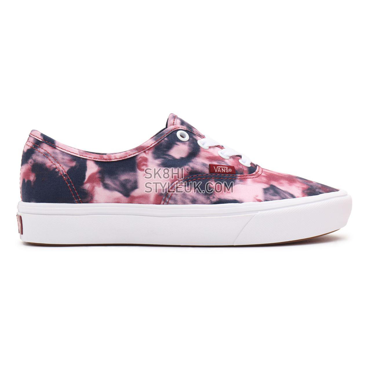 Vans Grunge Wash ComfyCush Authentic Pink Classic Womens - (Grunge Wash) multi/tie-dye VN0A3WM79JZ Shoes