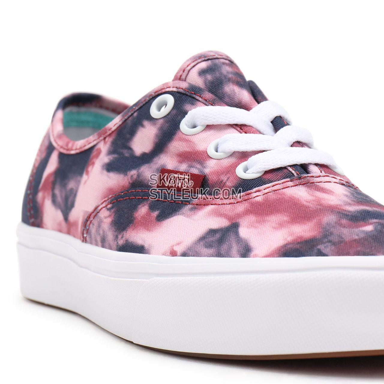 Vans Grunge Wash ComfyCush Authentic Pink Classic Womens - (Grunge Wash) multi/tie-dye VN0A3WM79JZ Shoes