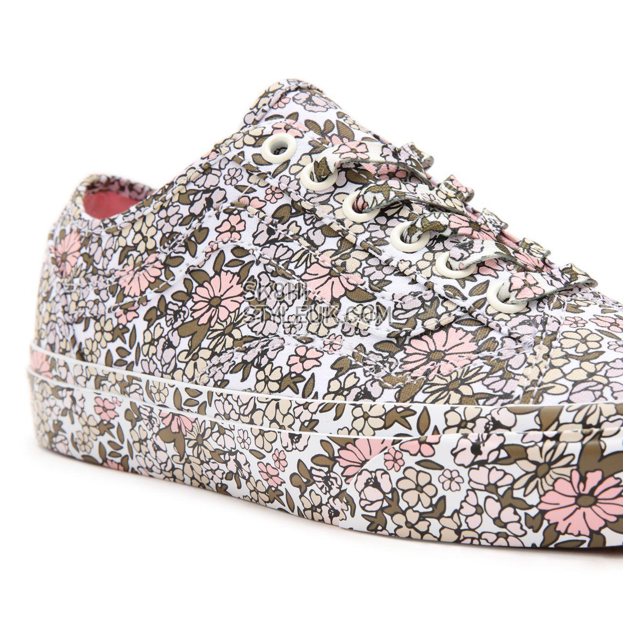 Vans Mono Floral Old Skool Tapered Multicolour Classic Womens - (Mono Floral) multi/marshmallow VN0A54F49FU Shoes