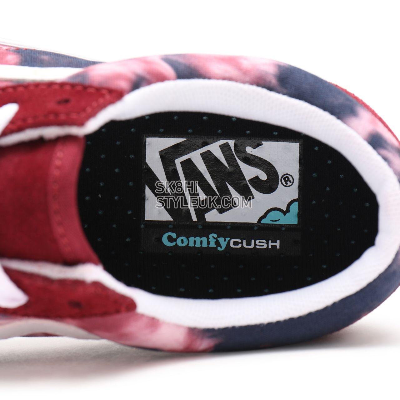 Vans Grunge Wash ComfyCush Old Skool Pink Classic Womens - (Grunge Wash) multi/tie-dye VN0A5DYC9JZ Shoes