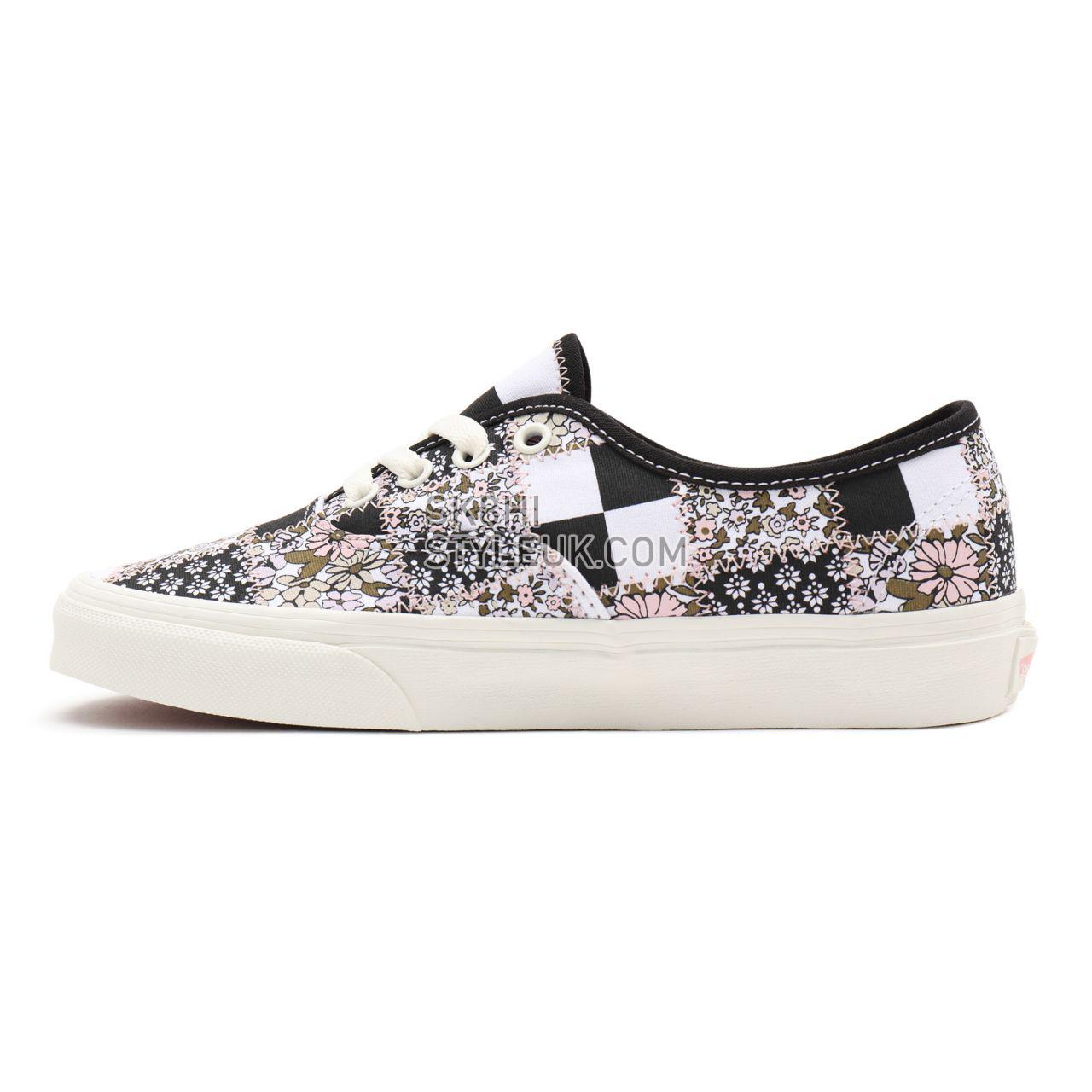 Vans Patchwork Floral Authentic Multicolour Classic Womens - (Patchwork Floral) multi/marshmallow VN0A5HZS9FY Shoes