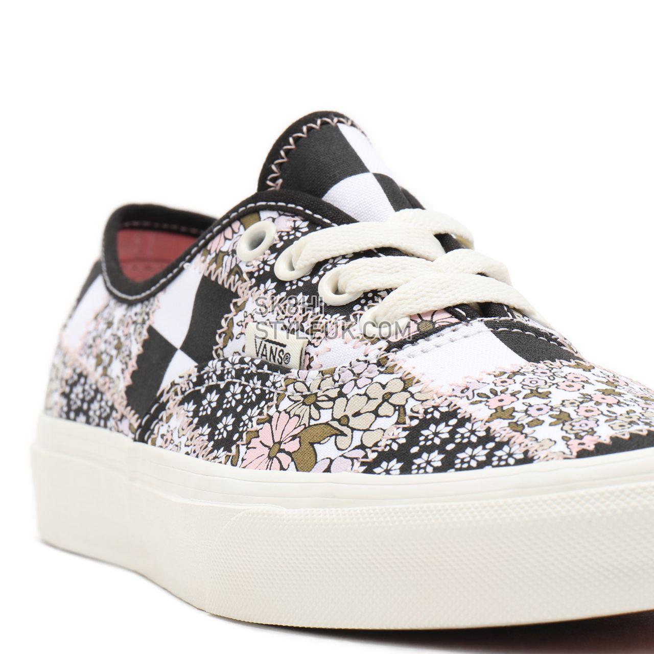 Vans Patchwork Floral Authentic Multicolour Classic Womens - (Patchwork Floral) multi/marshmallow VN0A5HZS9FY Shoes