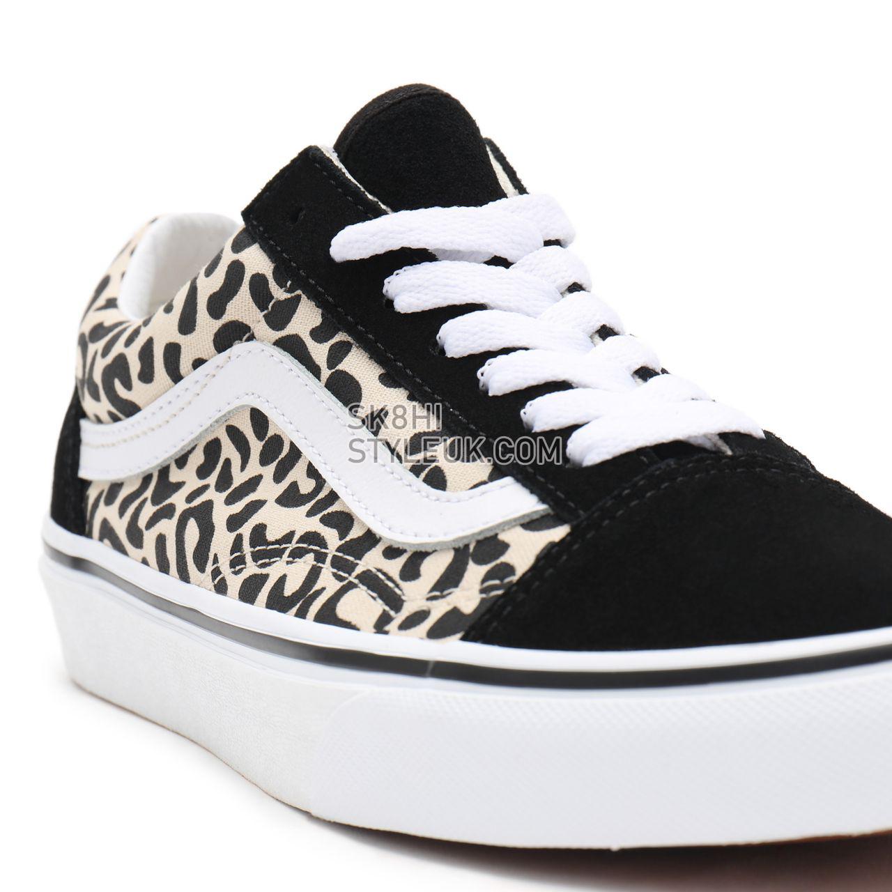 Vans Safari Multi Old Skool Black Classic Womens - (Safari Multi) mix/true white VN0A3WKT9XB Shoes