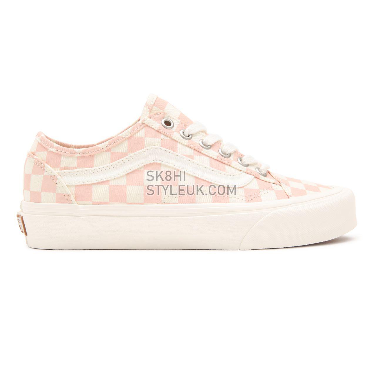 Vans Eco Theory Old Skool Tapered Pink Classic Womens - (Eco Theory) peachy keen/natural VN0A54F49FP Shoes