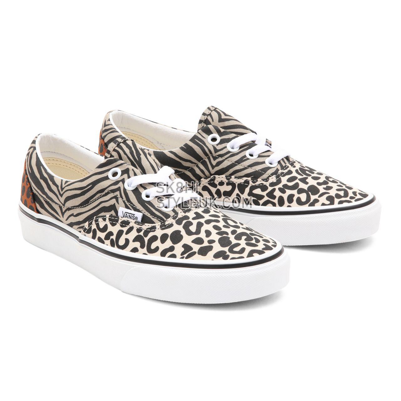 Vans Safari Multi Era Black Classic Womens - (Safari Multi) sandshell/true white VN0A54F19M7 Shoes