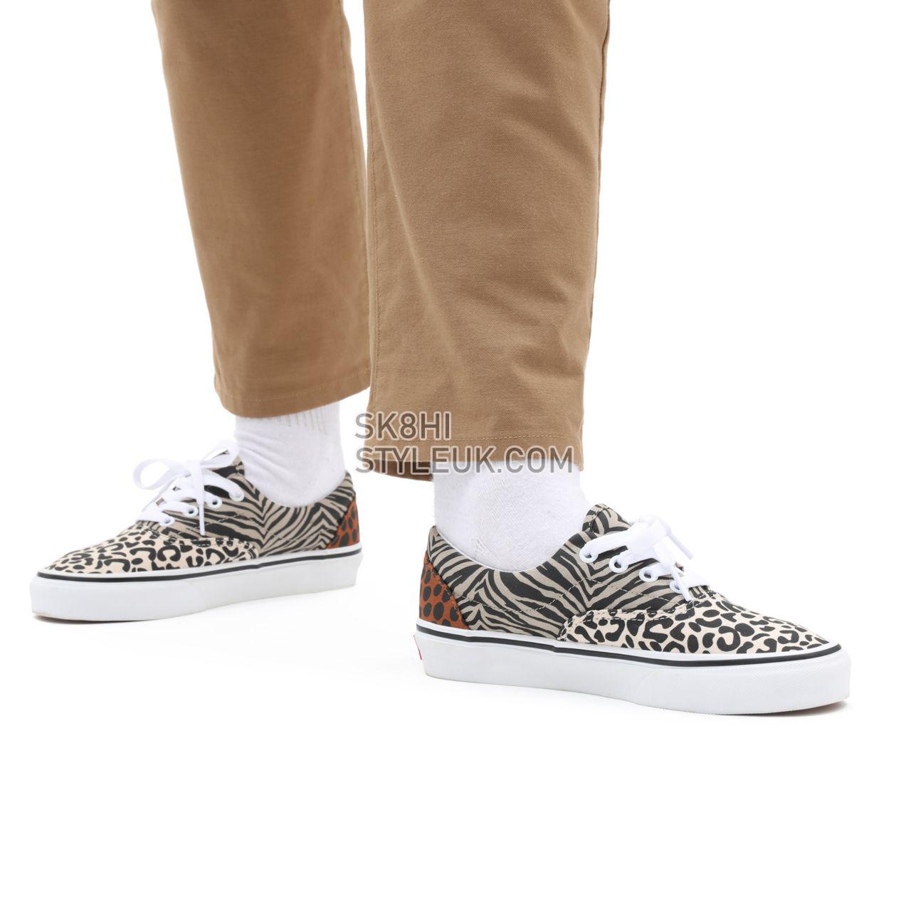 Vans Safari Multi Era Black Classic Womens - (Safari Multi) sandshell/true white VN0A54F19M7 Shoes