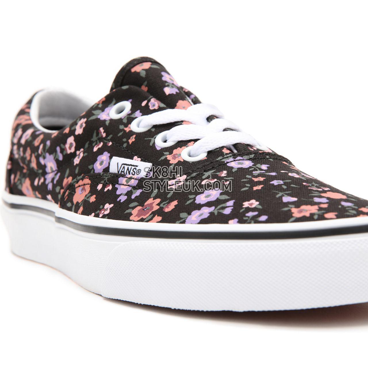 Vans Floral Era Black Classic Womens - (Floral) covered ditsy/true white VN0A54F19HS Shoes