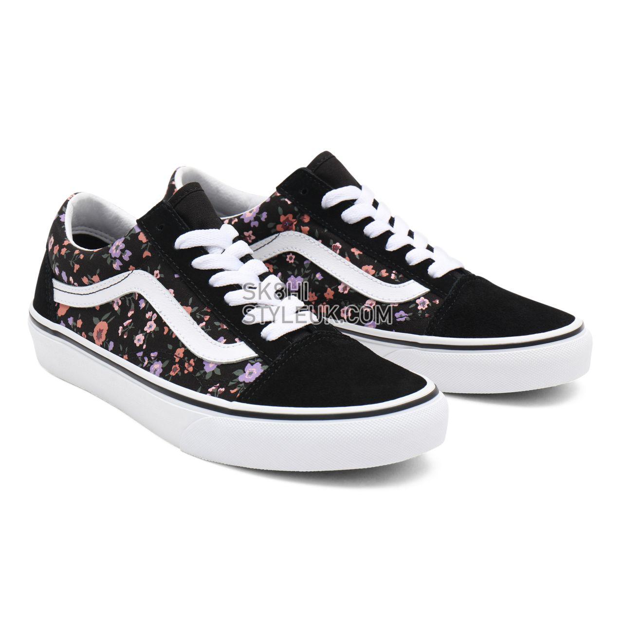 Vans Floral Old Skool Black Classic Womens - (Floral) covered ditsy/true white VN0A38G19HS Shoes