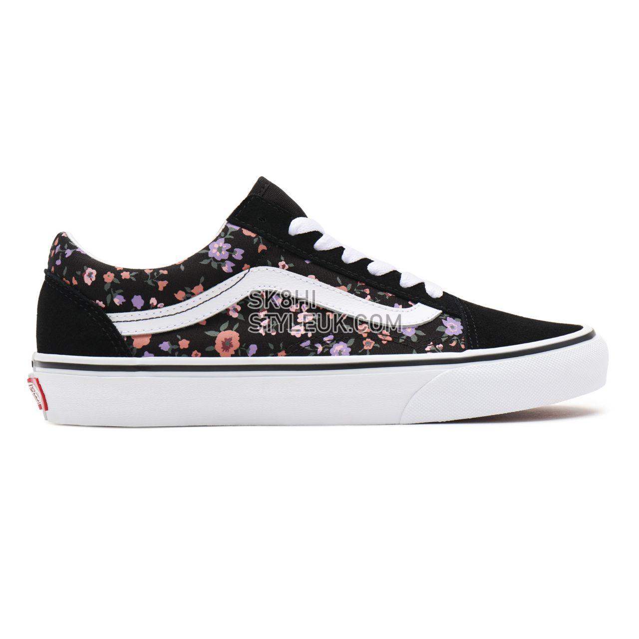 Vans Floral Old Skool Black Classic Womens - (Floral) covered ditsy/true white VN0A38G19HS Shoes