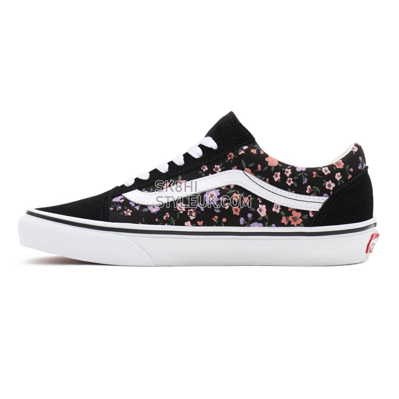 Vans Floral Old Skool Black Classic Womens - (Floral) covered ditsy/true white VN0A38G19HS Shoes