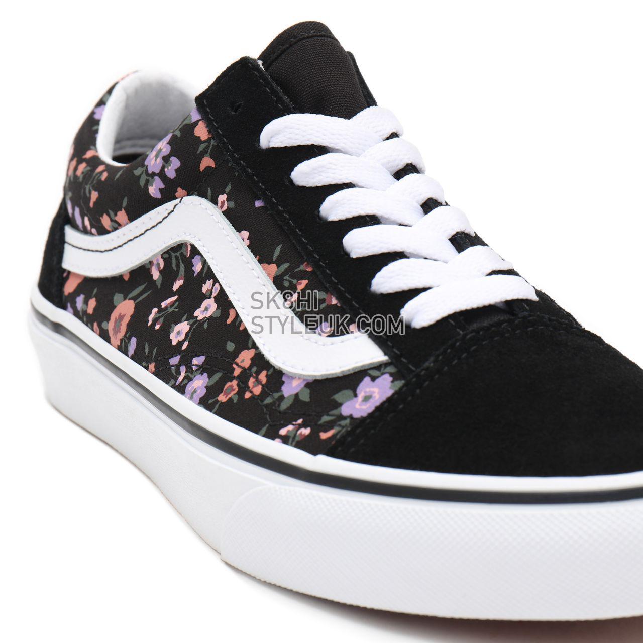 Vans Floral Old Skool Black Classic Womens - (Floral) covered ditsy/true white VN0A38G19HS Shoes