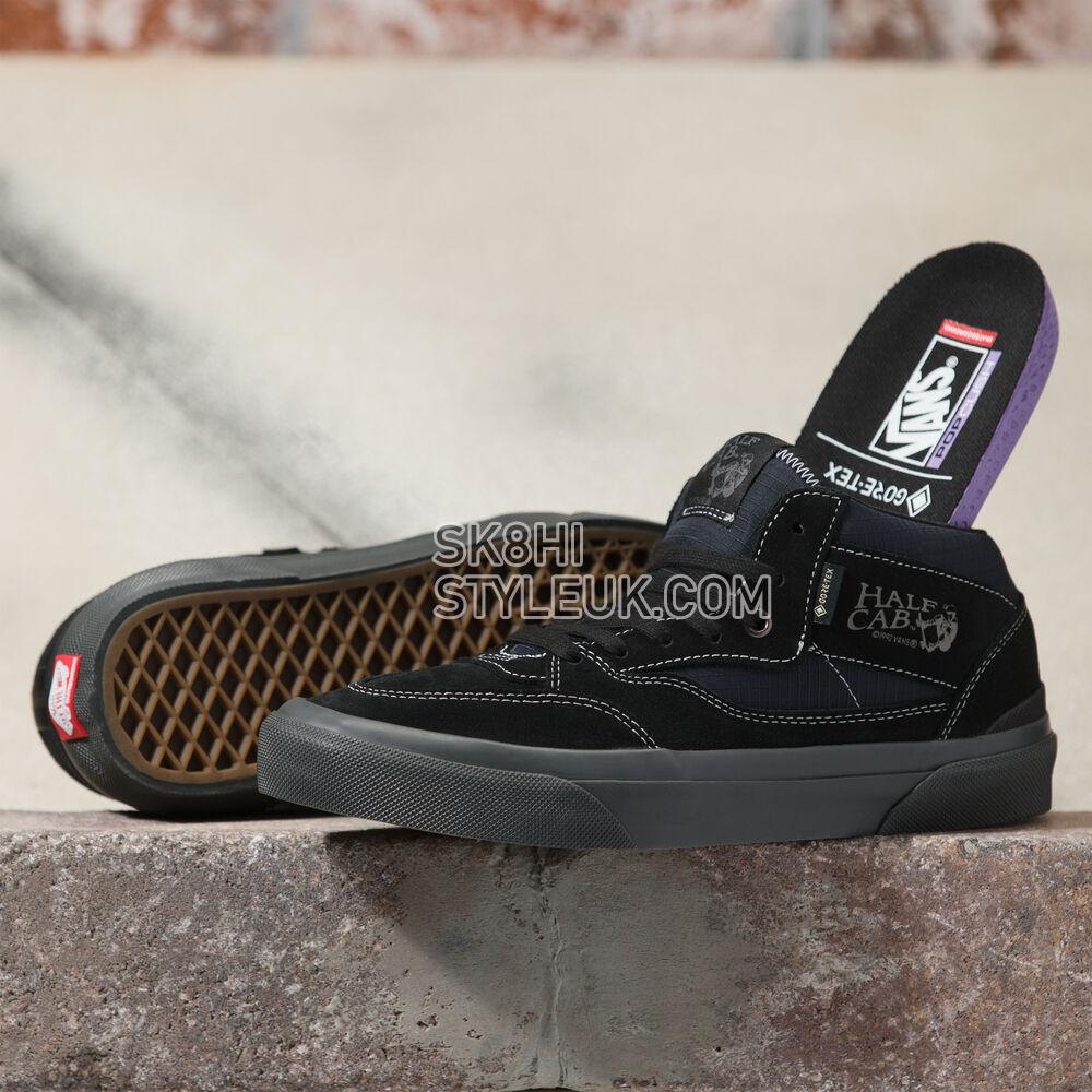 Vans Skate Half Cab 92 GTX Mens Womens - Black VN0005V4BLK Shoes