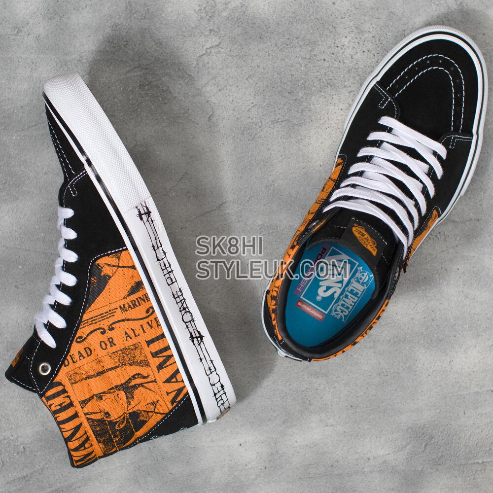 Vans x One Piece Skate SK8-Hi Mens Womens - One Piece Wanted Nami Orange VN0A5FCCORA Shoes