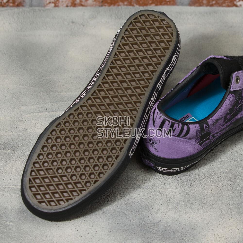 Vans x One Piece Skate Old Skool Mens Womens - One Piece Wanted Nico Robin Purple VN0A5FCBPRP Shoes