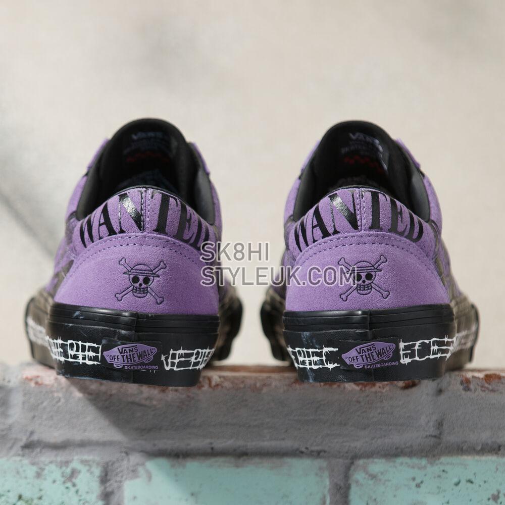 Vans x One Piece Skate Old Skool Mens Womens - One Piece Wanted Nico Robin Purple VN0A5FCBPRP Shoes