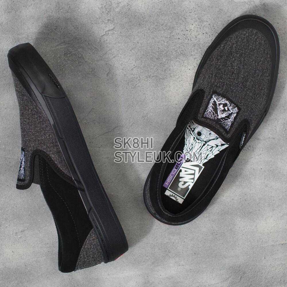 Vans x Fast And Loose BMX Slip-On Mens Womens - Fast And Loose Black VN0005V1BLA Shoes