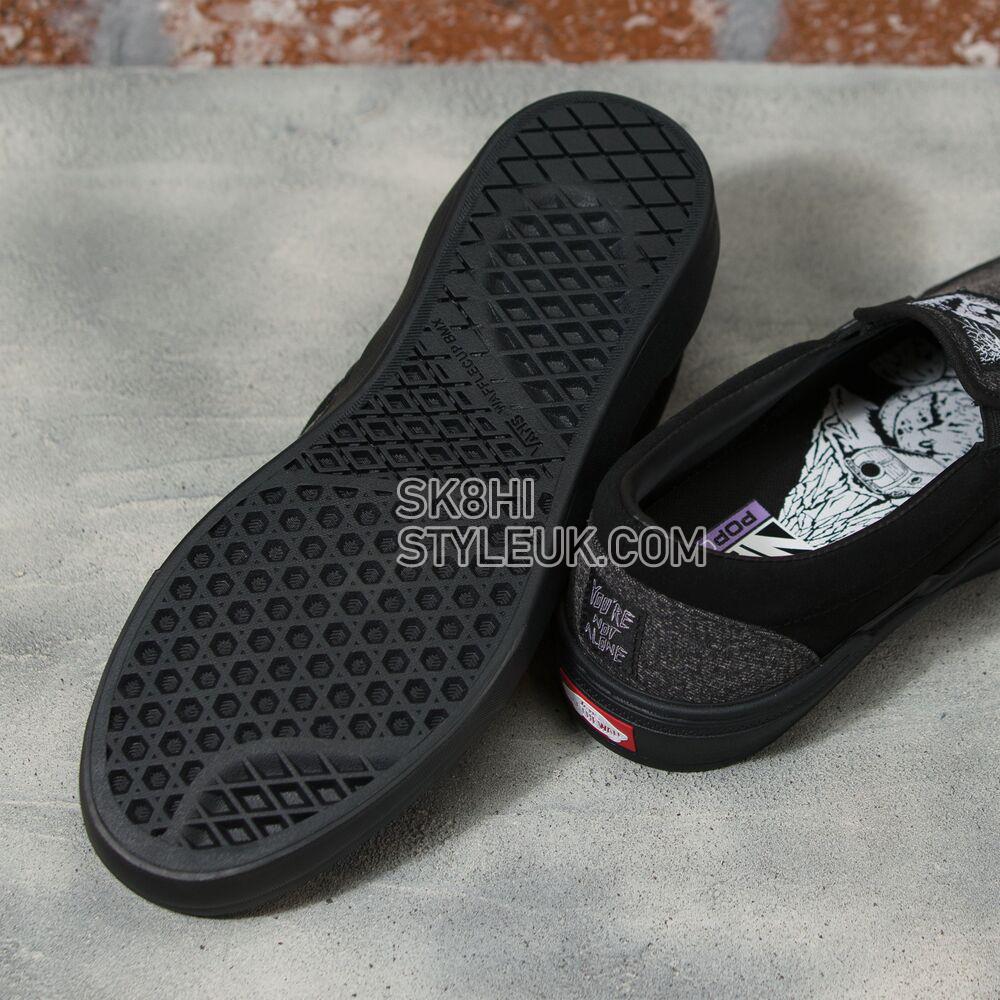 Vans x Fast And Loose BMX Slip-On Mens Womens - Fast And Loose Black VN0005V1BLA Shoes