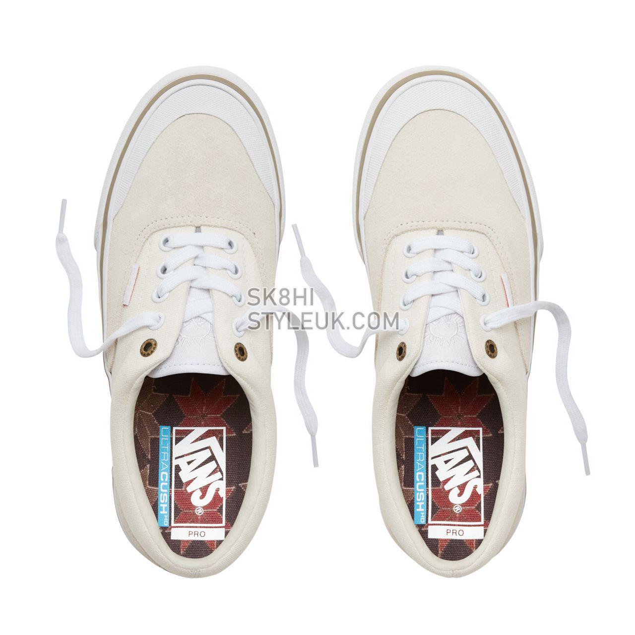 Vans Dakota Roche Era Pro Classic Mens Womens - (Dakota Roche) Marshmallow/White V00VFBU1L Shoes