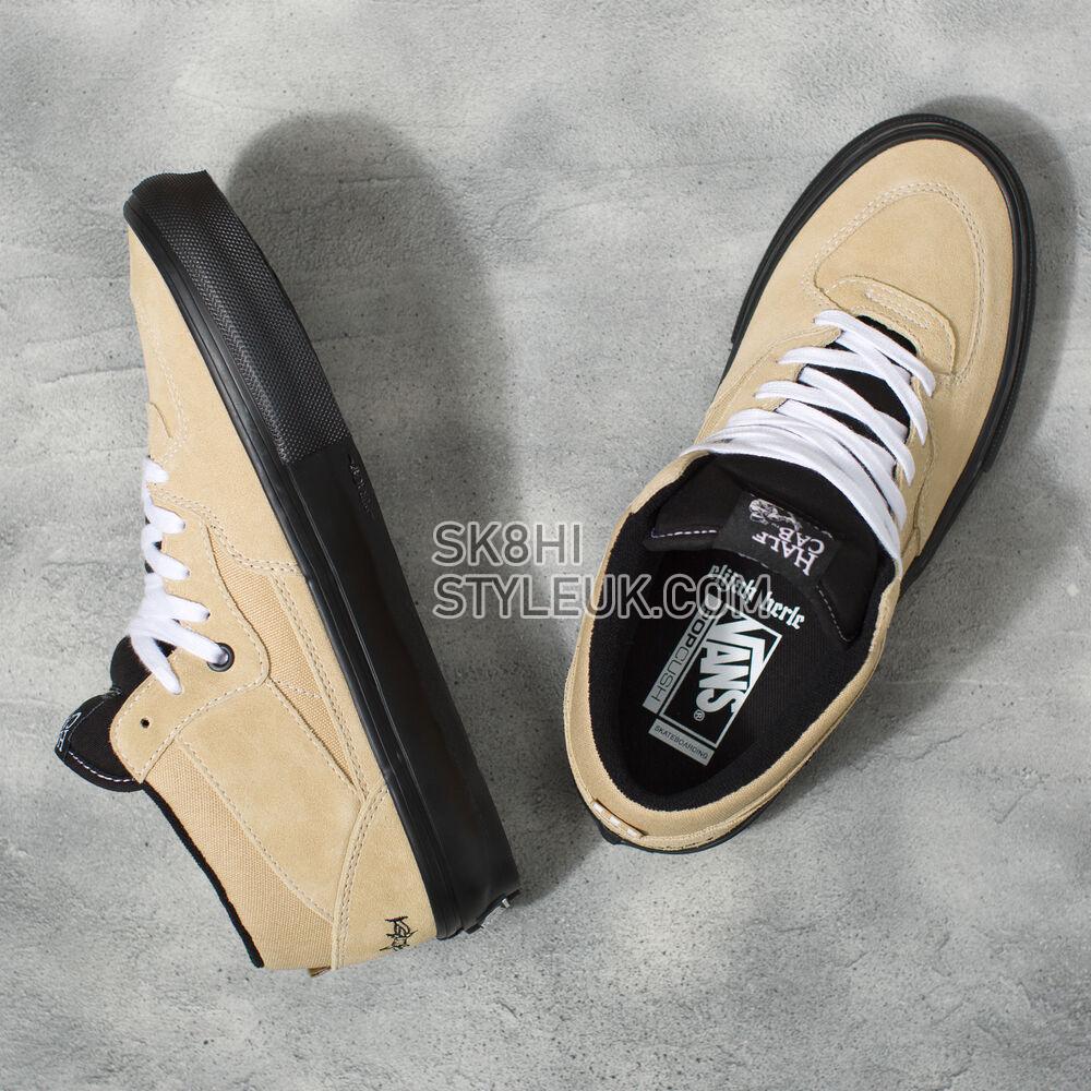 Vans Elijah Berle Skate Half Cab Mens Womens - Elijah Berle Khaki/Black VN0A5FCDZF5 Shoes